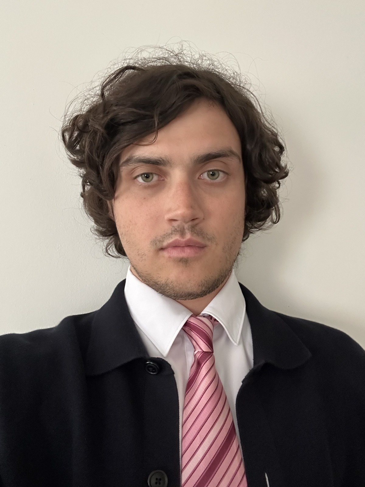 jean serge françois, cravate rose · vp blobs